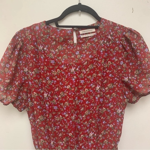 Urban Outfitters Shirred Skirt Mini Dress - Picture 6 of 12